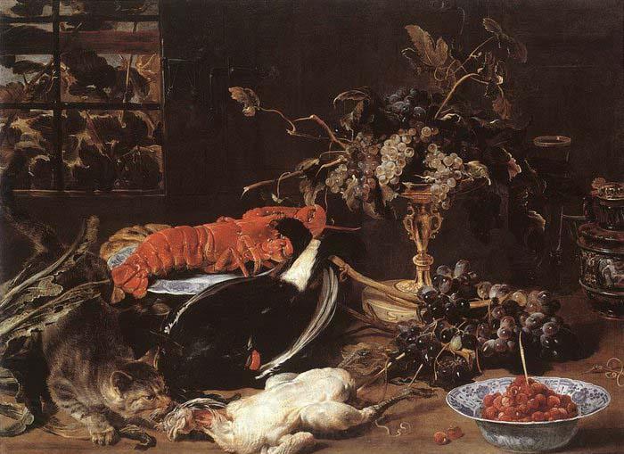 SNYDERS, Frans Still-life with Crab and Fruit France oil painting art